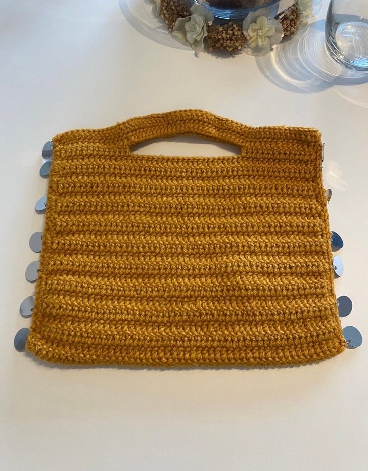 Bohem Tarz Örgü Kadın Çanta - Görsel 2