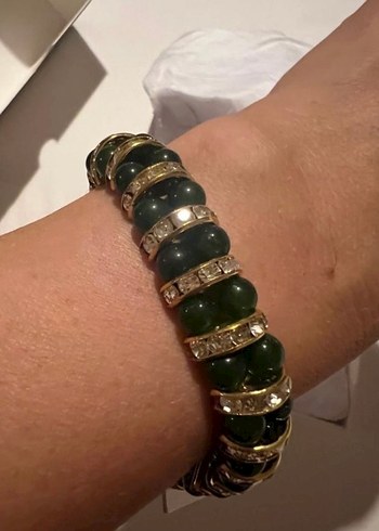 Yeşil ipekyol bileklik - Görsel 4
