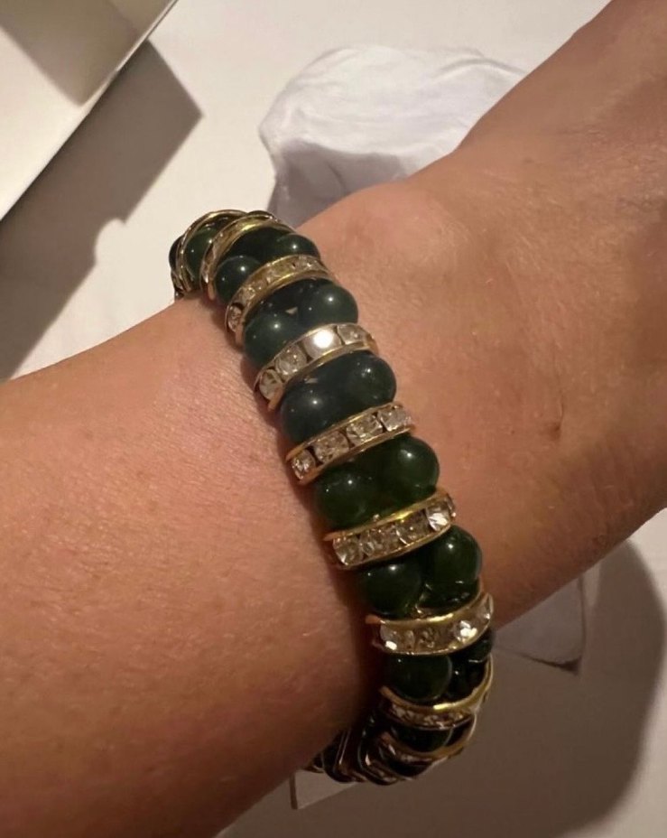 Yeşil ipekyol bileklik - Görsel 4