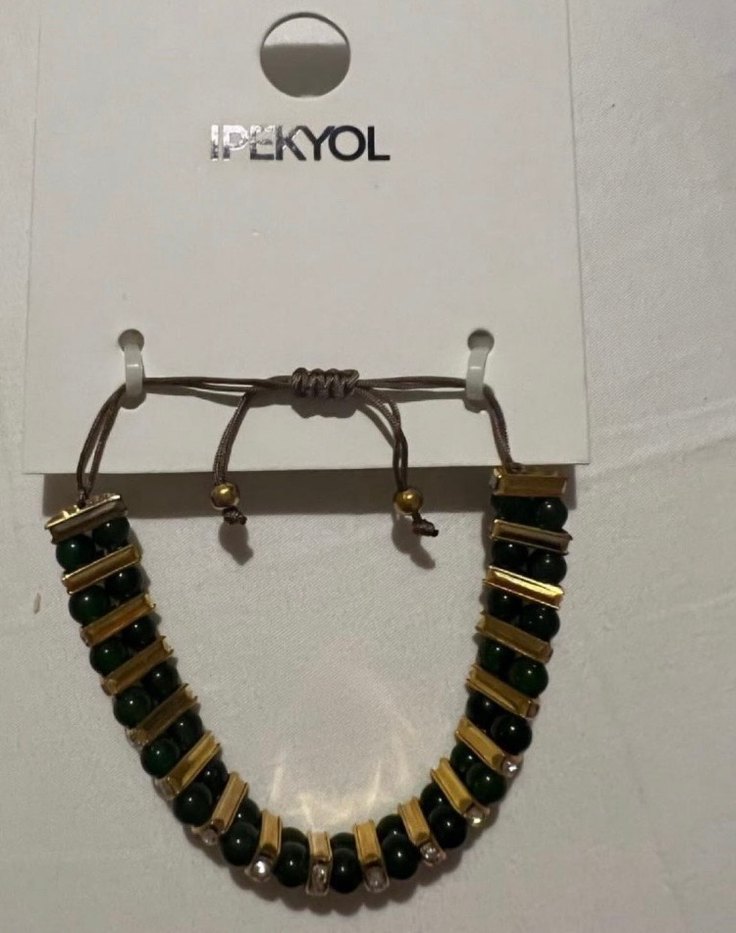 Yeşil ipekyol bileklik - Görsel 2