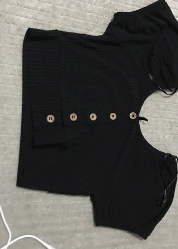 Kız Çocuk Bej Keten Volanlı Kolsuz Bluz - Görsel 3