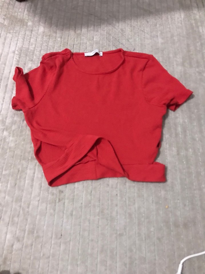 Kız Çocuk Bej Keten Volanlı Kolsuz Bluz - Görsel 4