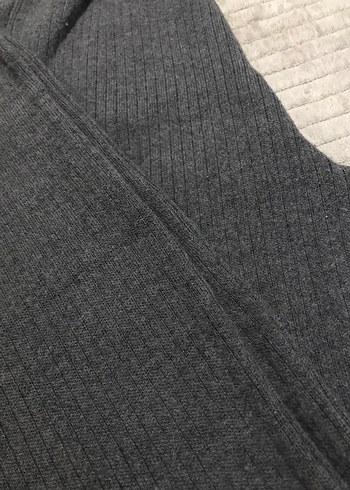 Gri Triko Kadın Pantolon - Görsel 3