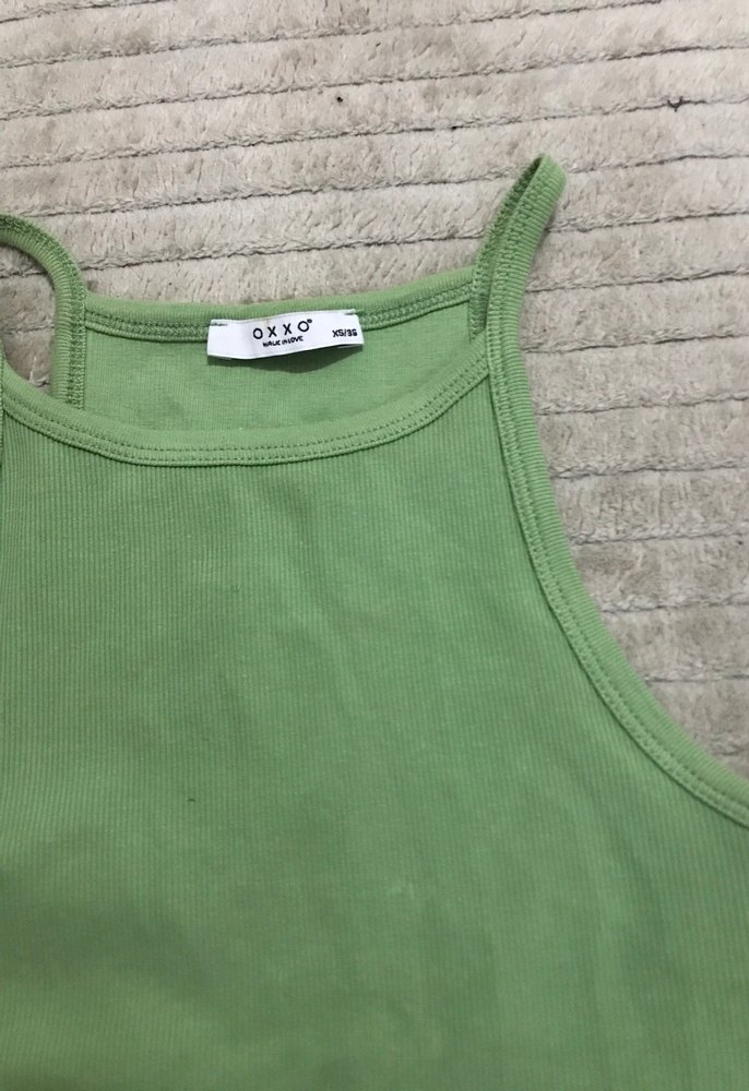 Yeşil Kolsuz Uzun Keten Elbise - Görsel 2