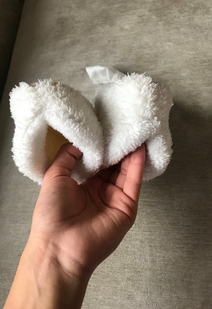 Kızlar için Beyaz Kürklü Sıcak Terlik - Görsel 2