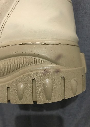 Bej Süet Kadın Platform Topuk Bot - Görsel 3