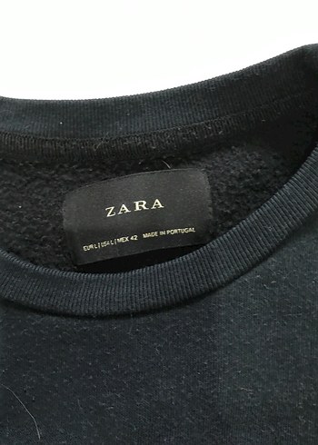 Siyah Kadın Baskılı Sweatshirt - Görsel 2