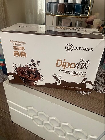 Dipomix çikolatalı