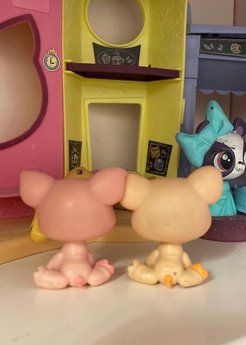  Pastel Pembe Figür Oyuncak Seti