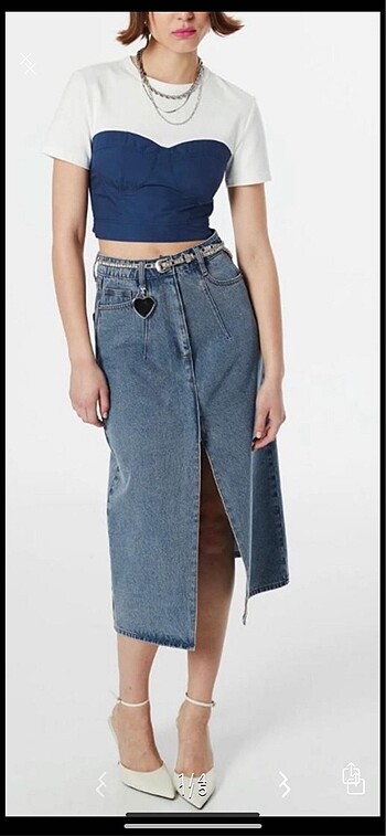 Twist jean etek