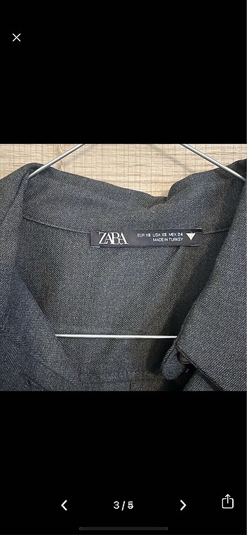 Zara Zara crop gömlek