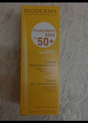 photoderm max aquafluid spf 50+ 40 ml