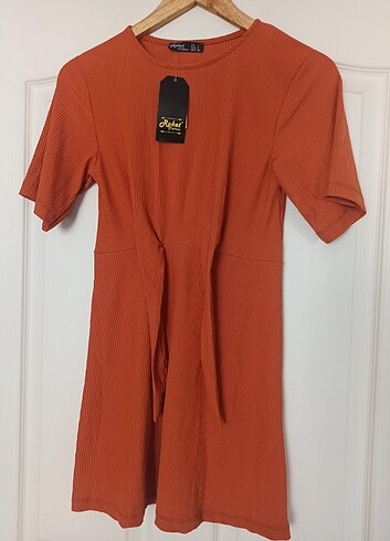 Kiremit Bağlama Detaylı Tunik / Elbise