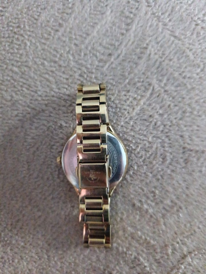 Altın Renkli Klasik Kadın Kol Saati - Görsel 2