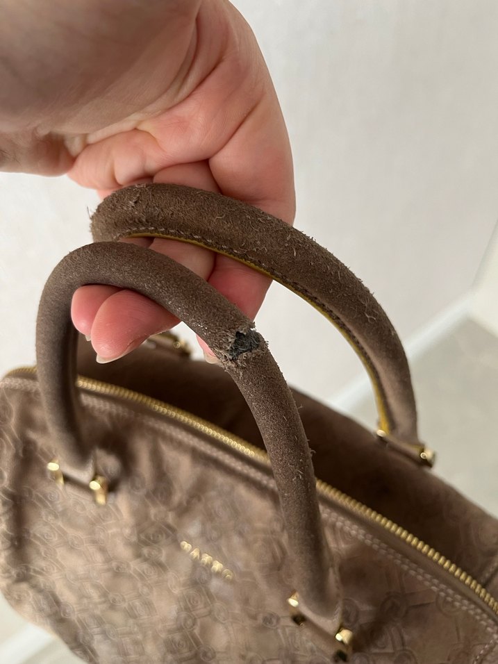 Vakko nubuk çanta - Görsel 4