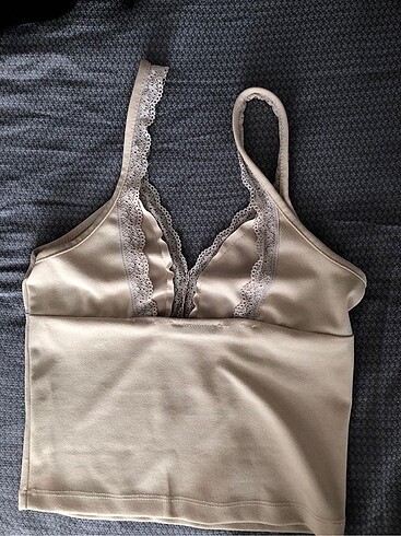 American Vintage şık coquette dantelli bluz