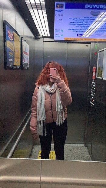 Pembe Bershka Mont