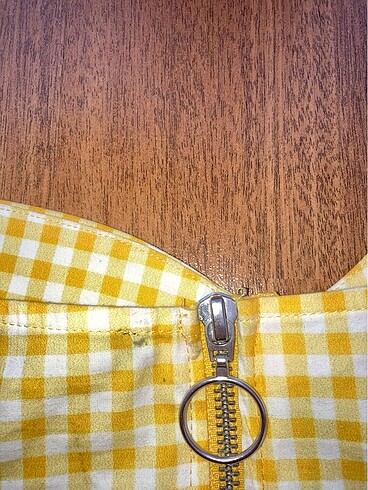 s Beden Sarı Vintage Bluz