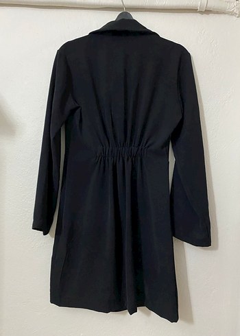 Kruvaze Yaka gömlek elbise - Görsel 4