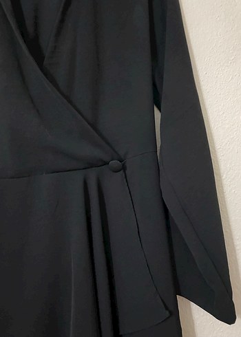 Kruvaze Yaka gömlek elbise - Görsel 2