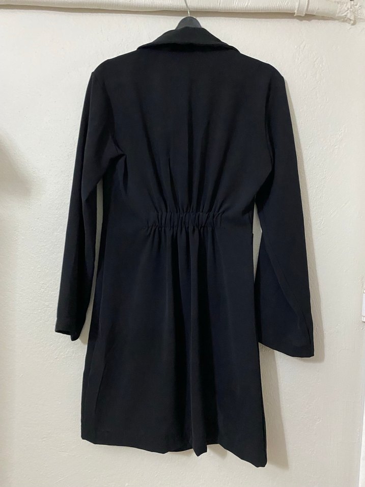 Kruvaze Yaka gömlek elbise - Görsel 4