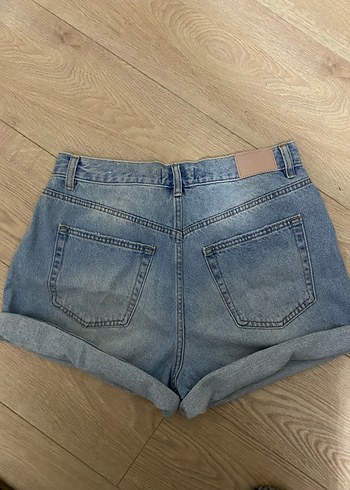Pull and Bear mom Jean Şort - Görsel 2