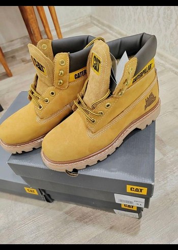 Sarı CAT Erkek Deri Bot - Görsel 2