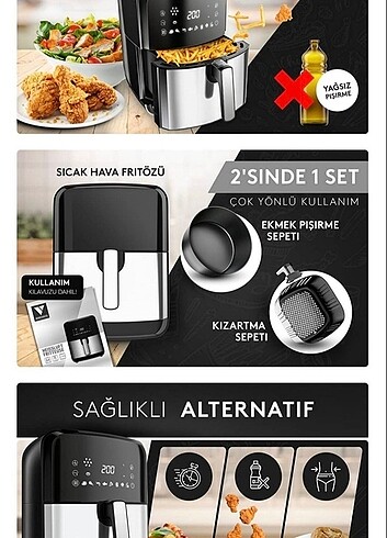 PHİLİPS 5,5 LİTRE AİRFRYER 