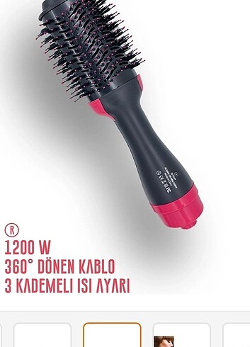 Düzleştirici fön taragı 