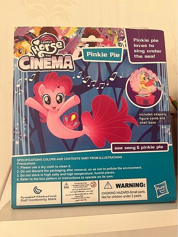  My little pony deniz kızı seti pinkie pie mlp