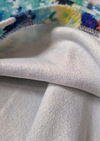 10 Yaş Beden Bohem Renkli Fırfırlı Mini Etek
