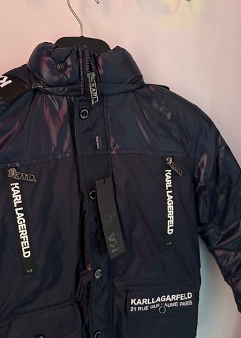 Lacivert Erkek Çocuk Street Wear Mont - Görsel 2