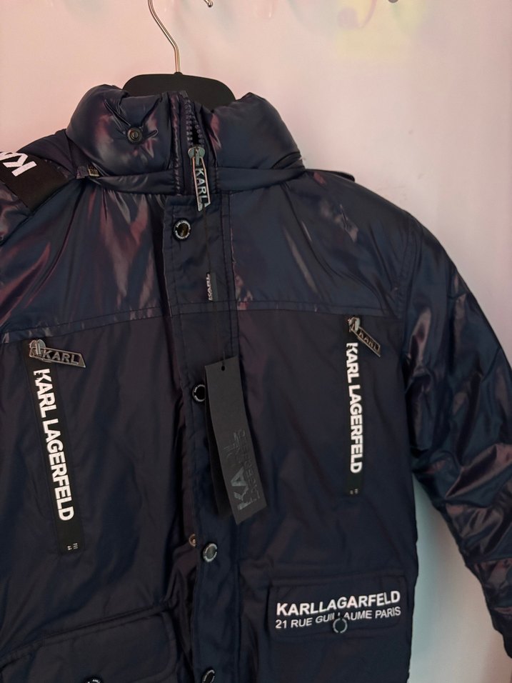 Lacivert Erkek Çocuk Street Wear Mont - Görsel 2