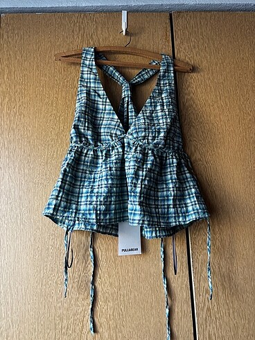 Pull and Bear Pull & bear kareli bluz