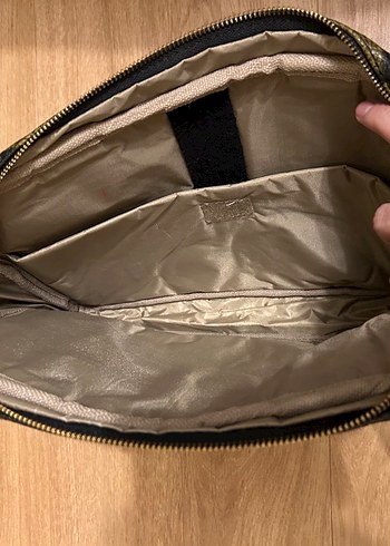 Beden kahverengi Renk Blooming Bag Yılan Desenli Laptop Çantası