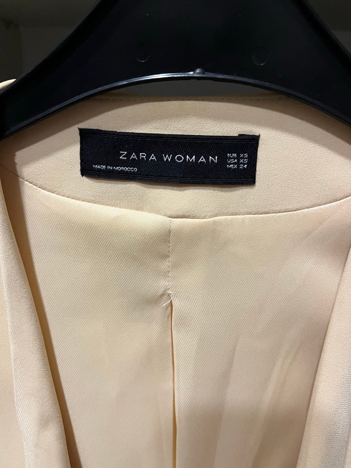 Bej Kadın Klasik Kesim Blazer Ceket - Görsel 2