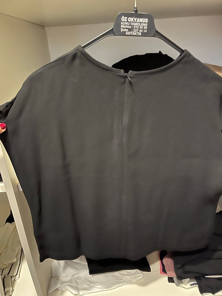Zara siyah bluz - Görsel 3