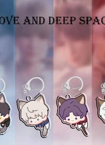 Love and Deepspace kedi anahtarlık - Görsel 2