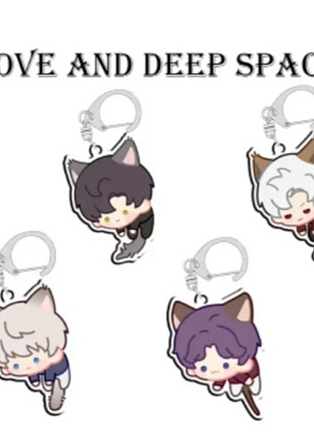 Love and Deepspace kedi anahtarlık - Görsel 4