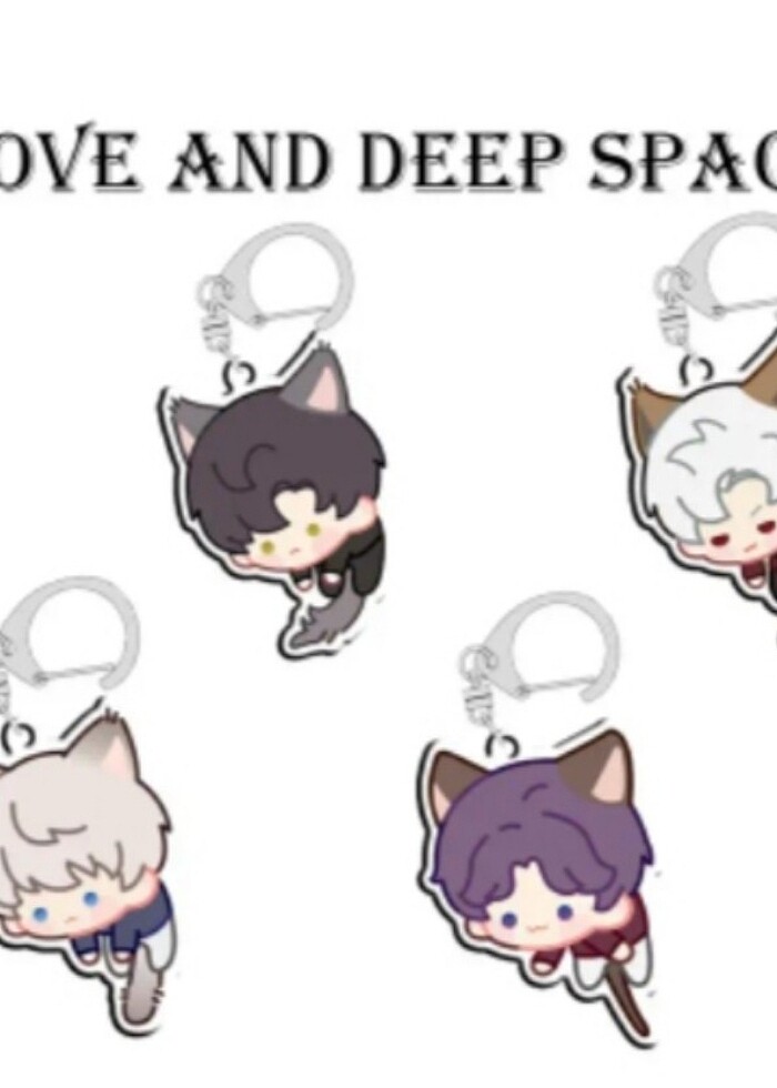 Love and Deepspace kedi anahtarlık - Görsel 4