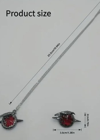 Love and Deepspace Sylus Broş ve Kolye - Görsel 5