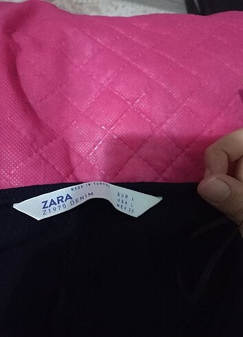 Zara Zara lacivert elbise görünümlü tulum