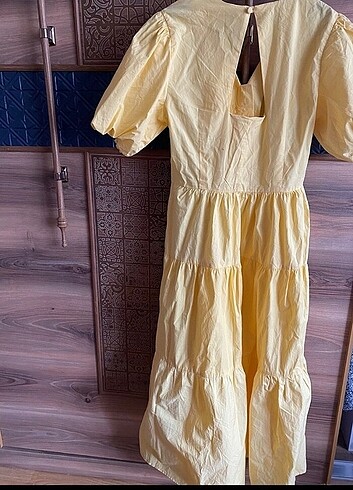 Bershka Sarı elbise 