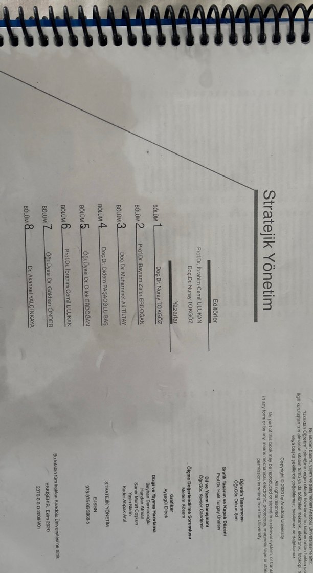 Stratejik Yönetim - Görsel 3