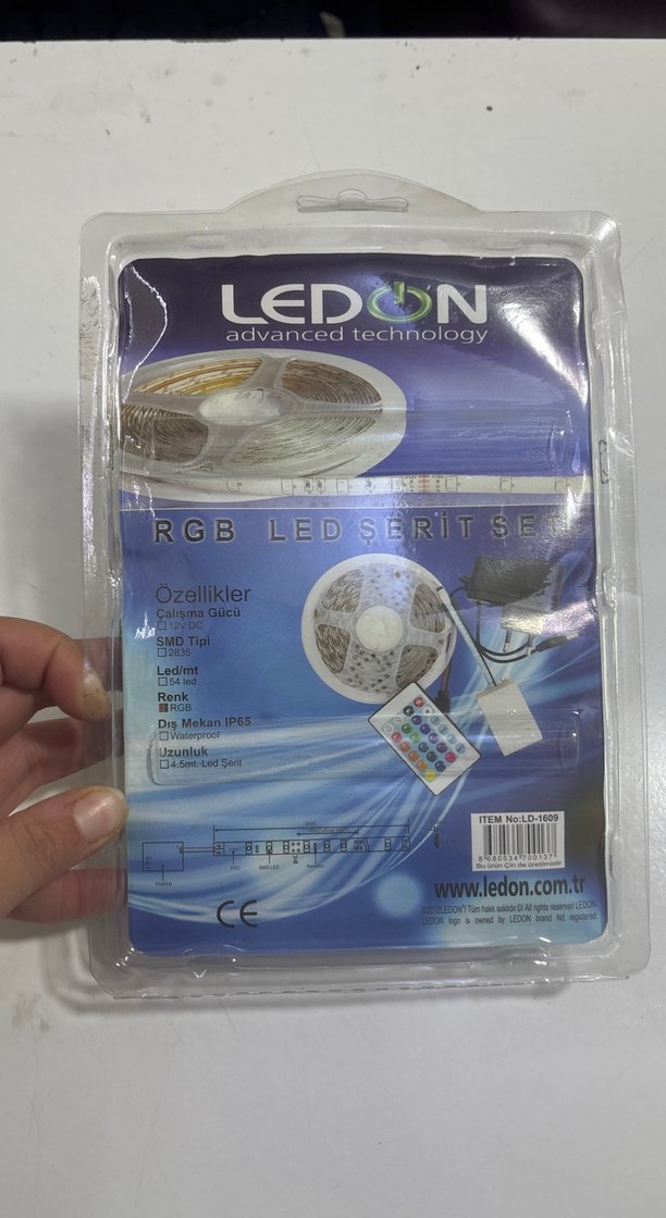 LD-1600 Çok Renkli LED Şerit Işık Seti - Görsel 2