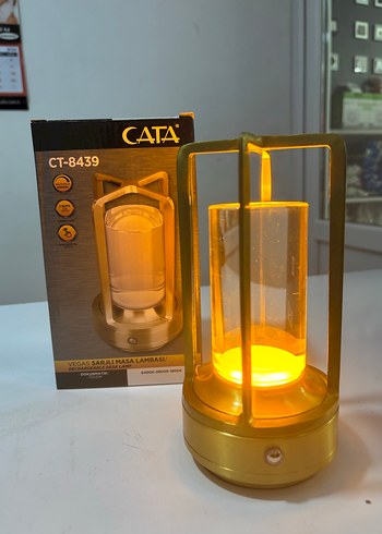 CATA CT-8439 Altın Renkli Masa Lambası - Görsel 2