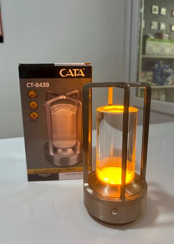 Gri Metal Masa Lambası CT-8439 - Görsel 2