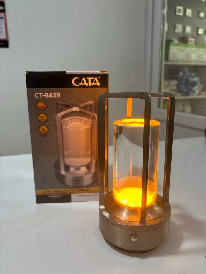 Gri Metal Masa Lambası CT-8439 - Görsel 2