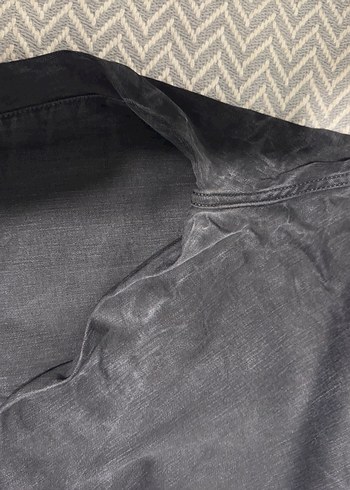 Gri Kadın Loose Fit Midi Denim Pantolon - Görsel 7