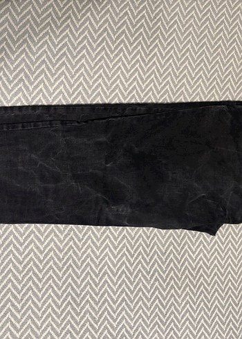 Gri Kadın Loose Fit Midi Denim Pantolon - Görsel 5